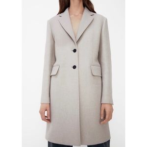 Zara Cream Long Coat